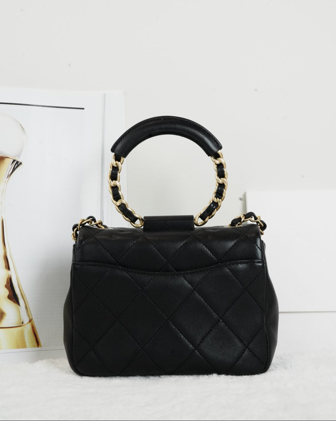 Chanel In-the-Loop Flap Bag - Black - View 2