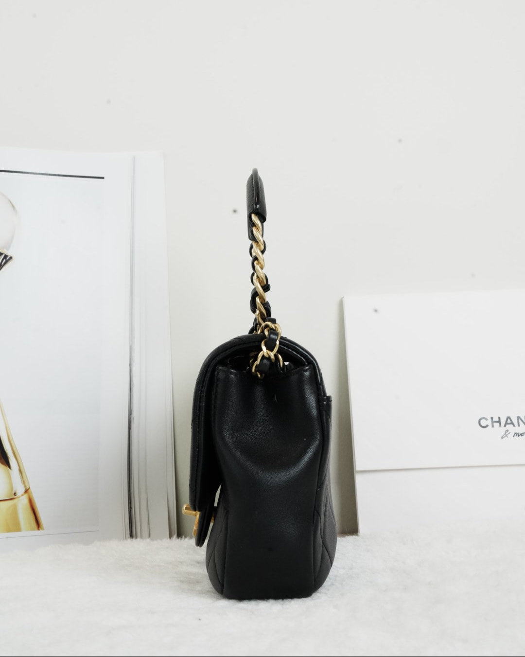 Chanel In-the-Loop Flap Bag - Black - View 4