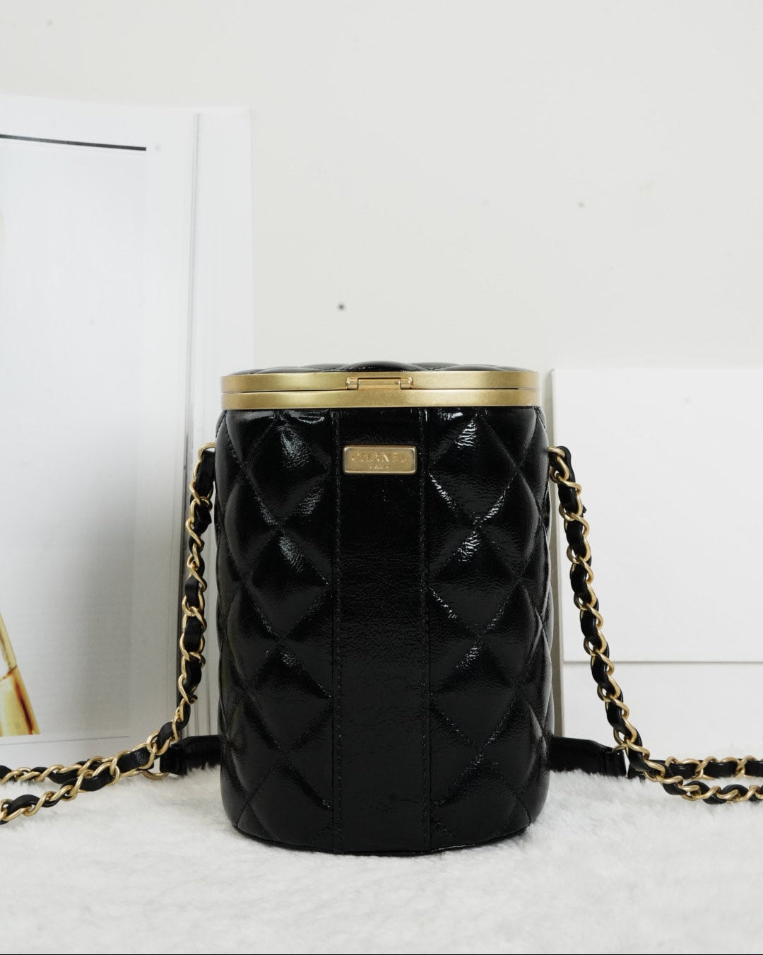 Chanel Quilted Vanity Case - Black - View 2