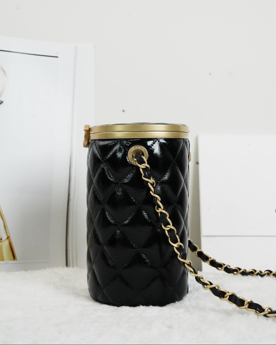 Chanel Quilted Vanity Case - Black - View 4