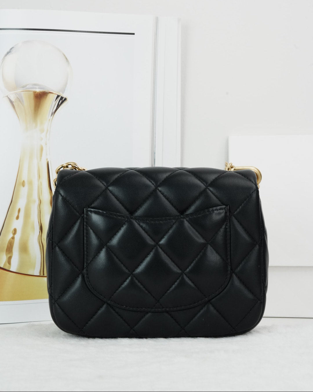 Chanel Mini Flap Bag - Black - View 2