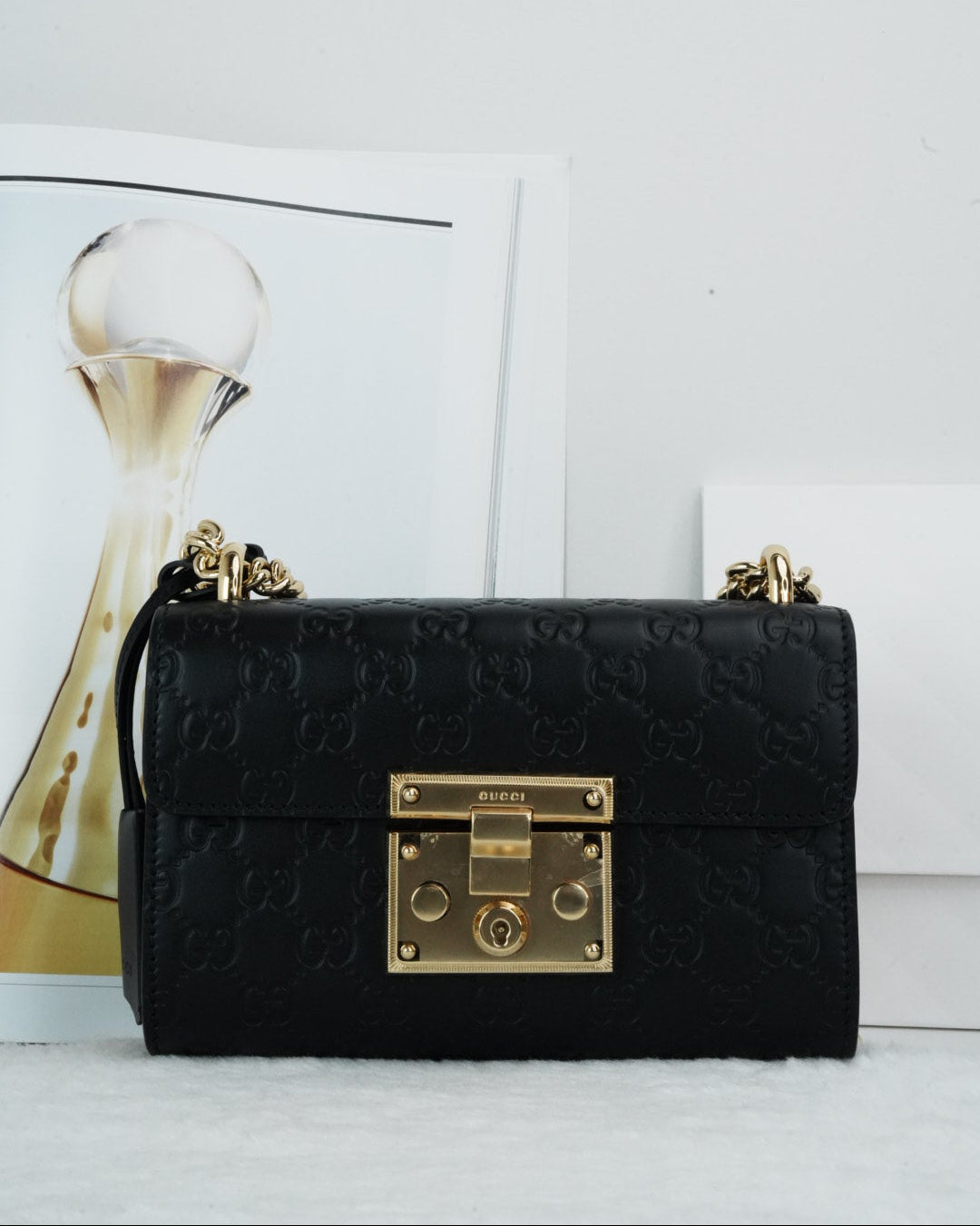Gucci Padlock Small Shoulder Bag - Black - View 1