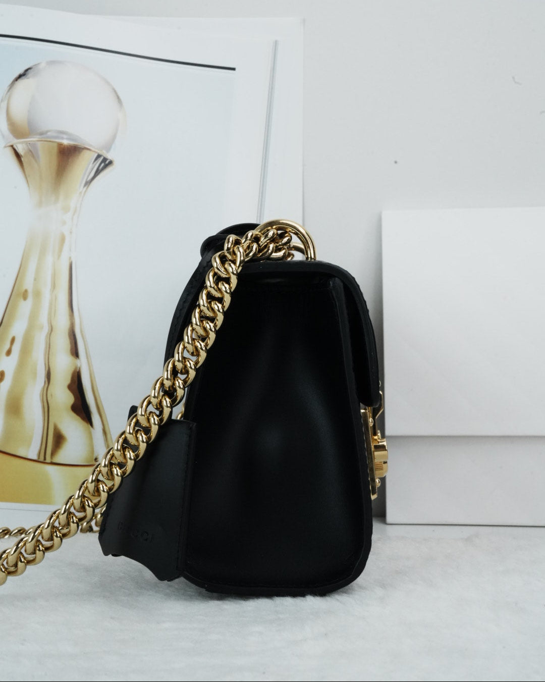 Gucci Padlock Small Shoulder Bag - Black - View 4