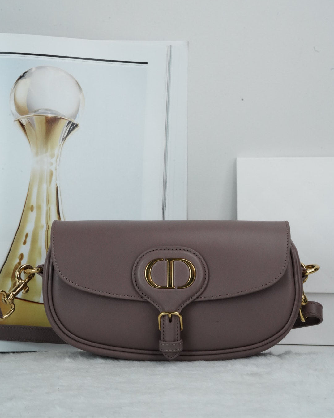 Dior Bobby East-West Bag - Taupe Shade - View 1