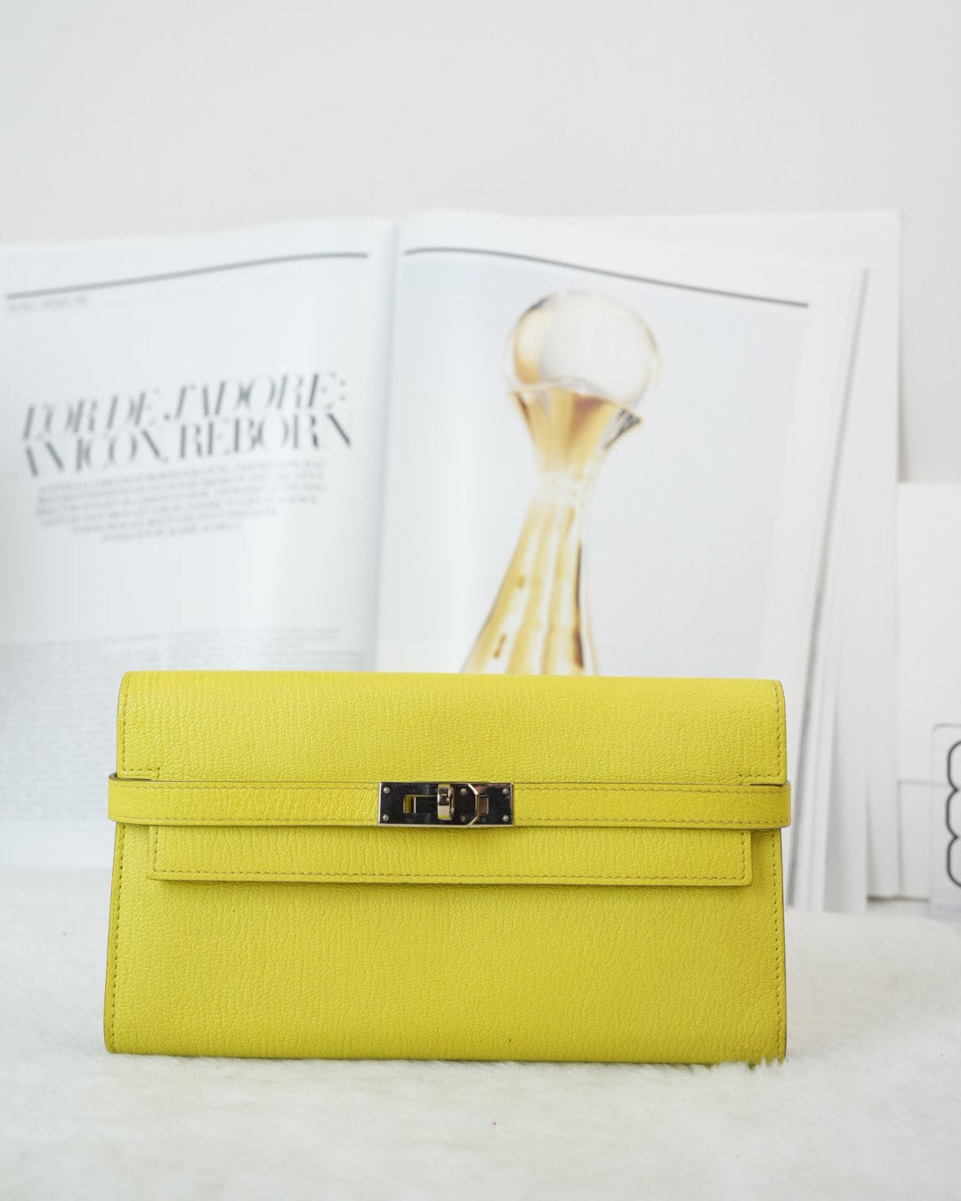 Hermès Kelly Classique To Go - Yellow - View 1