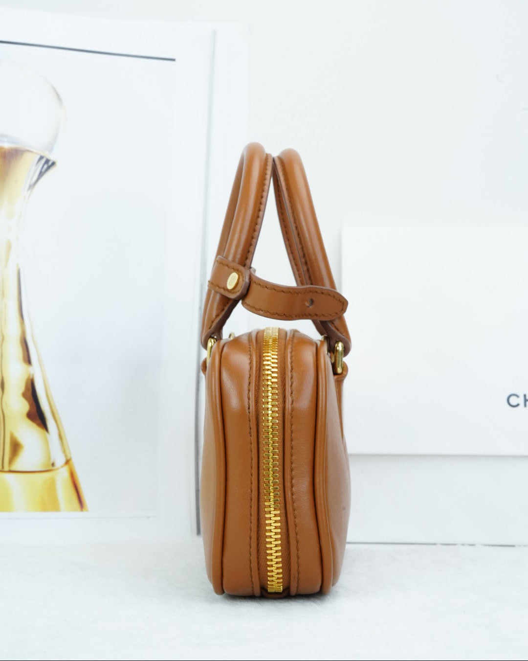 Miu Miu Arcadie Matelassé Mini Bag - Brown - View 3