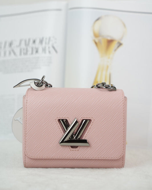 Louis Vuitton Epi Twist Shoulder Bag MM - Rose Ballerine (Pink) - View 1