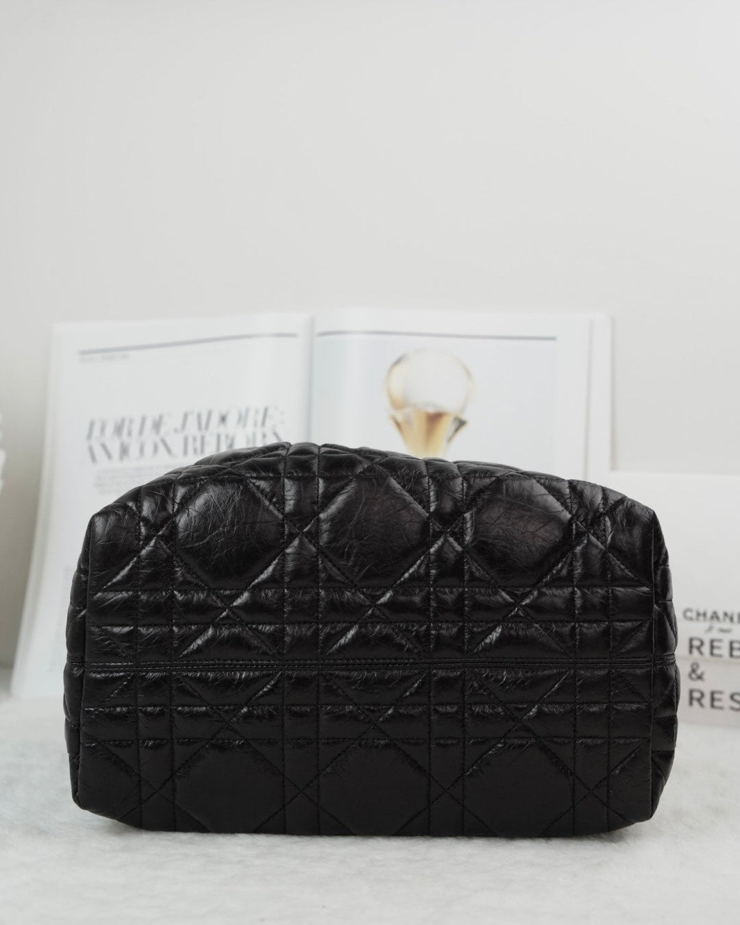 Dior Large Dior Toujours Handbag - Black - View 5