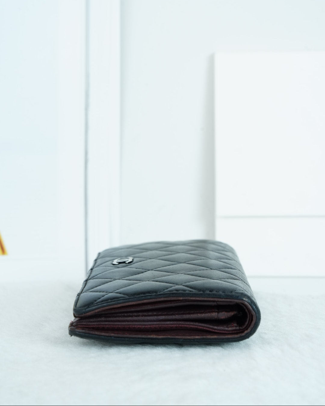 Chanel Classic Quilted Long Flap Wallet - Black - View 4