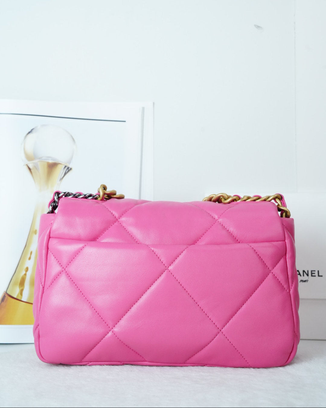 Chanel 19 Flap Bag - Hot Pink - View 2