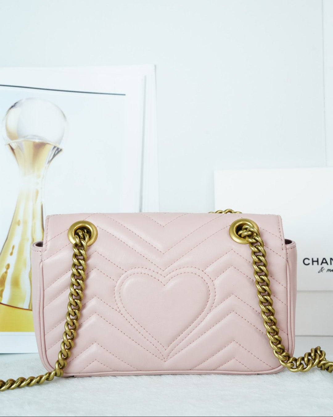 Gucci GG Marmont Shoulder Bag - Pale Pink - View 2