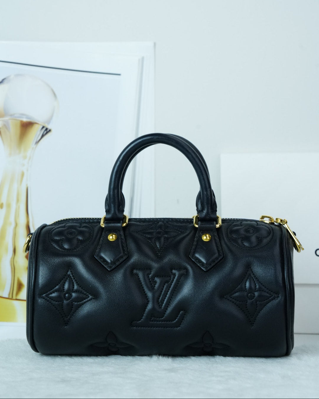 Louis Vuitton Papillon BB Bag - Black - View 2