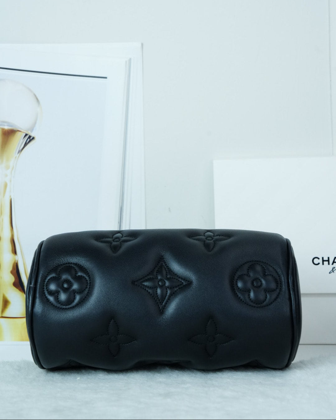 Louis Vuitton Papillon BB Bag - Black - View 5