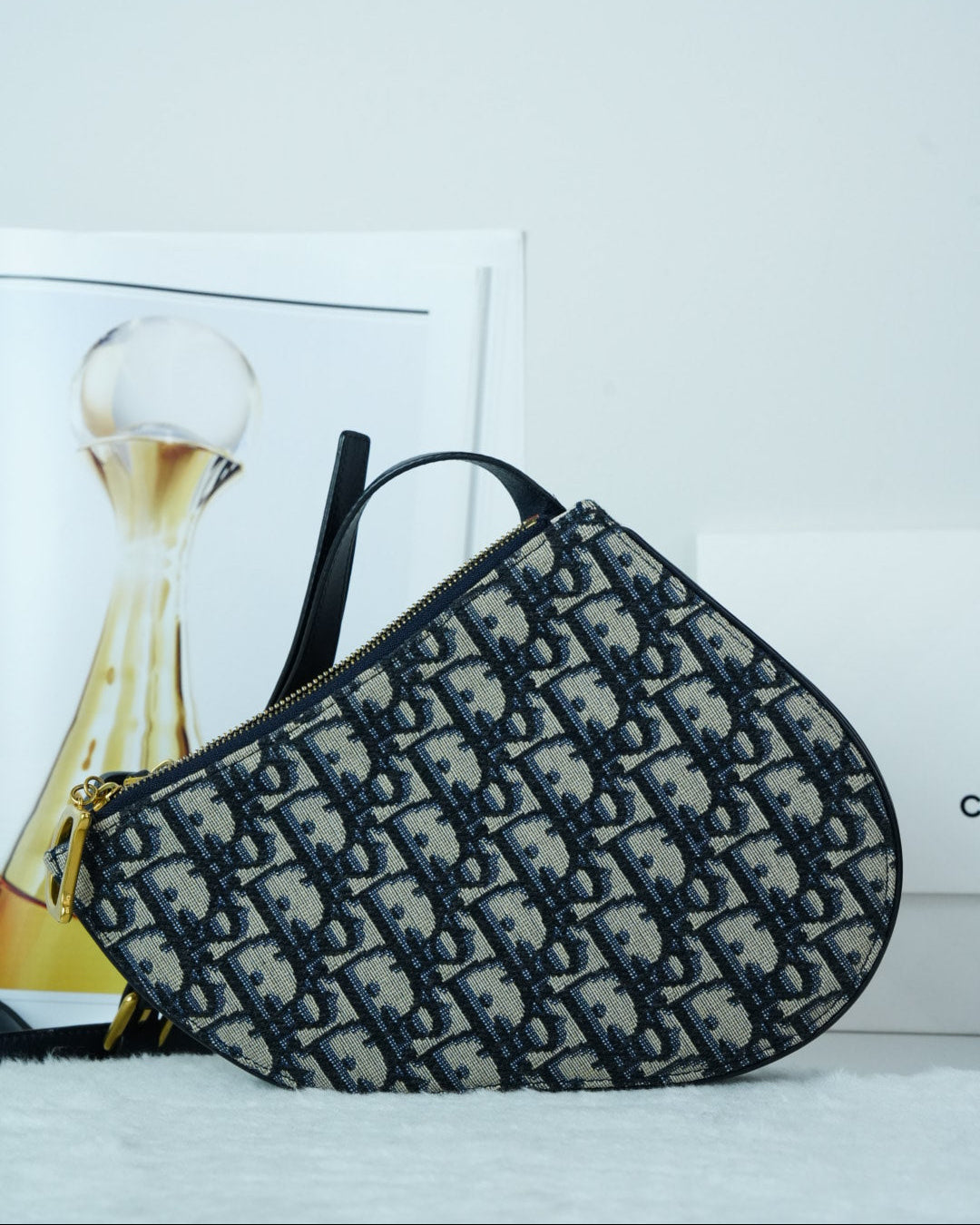 Dior Saddle Shoulder Pouch - Blue - View 2