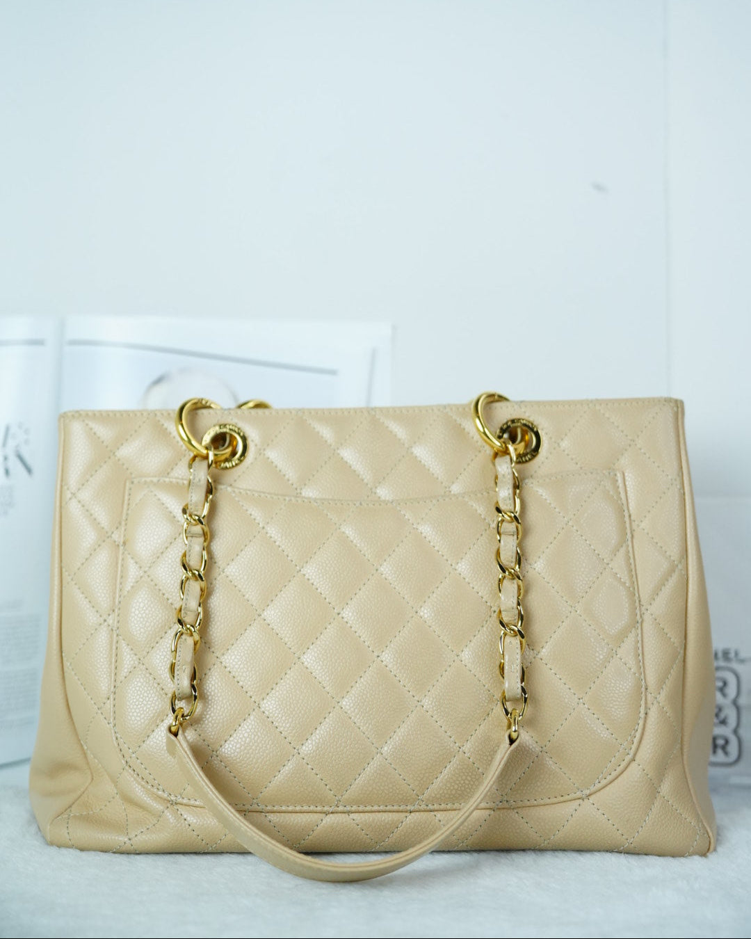 Chanel Grand Shopping Tote (GST) - Beige - View 2