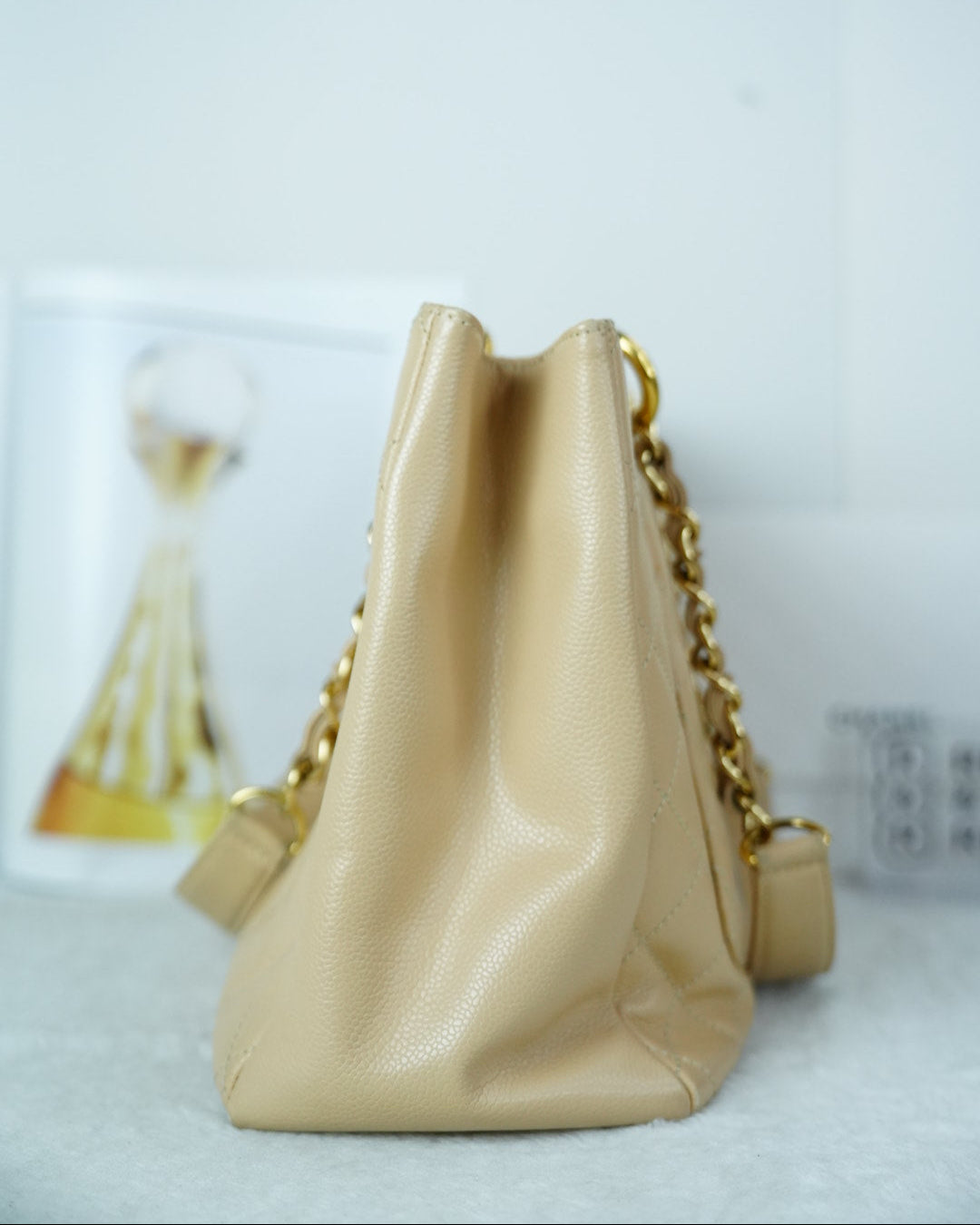 Chanel Grand Shopping Tote (GST) - Beige - View 3