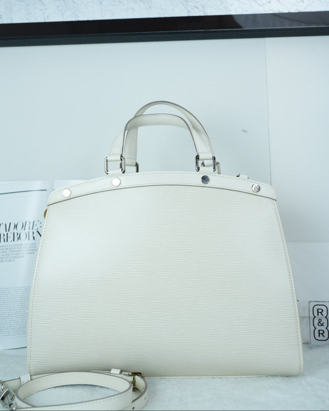 Louis Vuitton Brea MM Bag - White/ Ivory - View 1