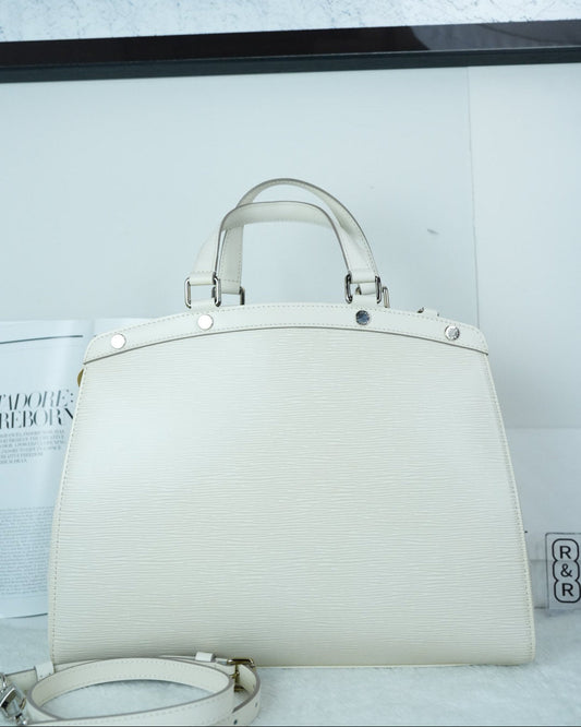 Louis Vuitton Brea MM Bag - White/ Ivory - View 1