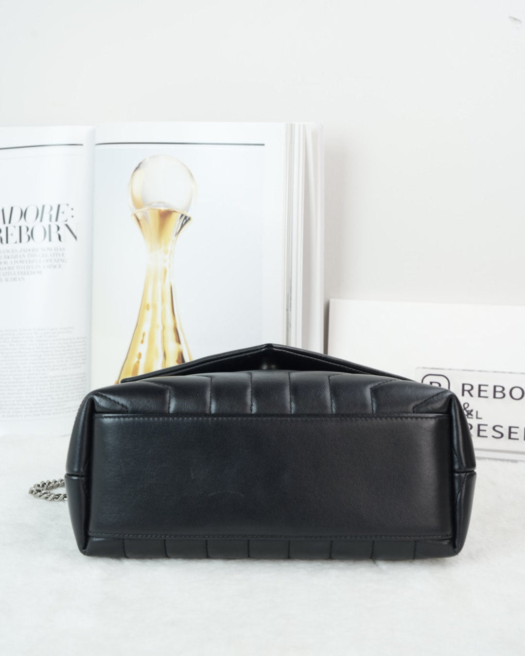 Saint Laurent Loulou Small Shoulder Bag - Black - View 5