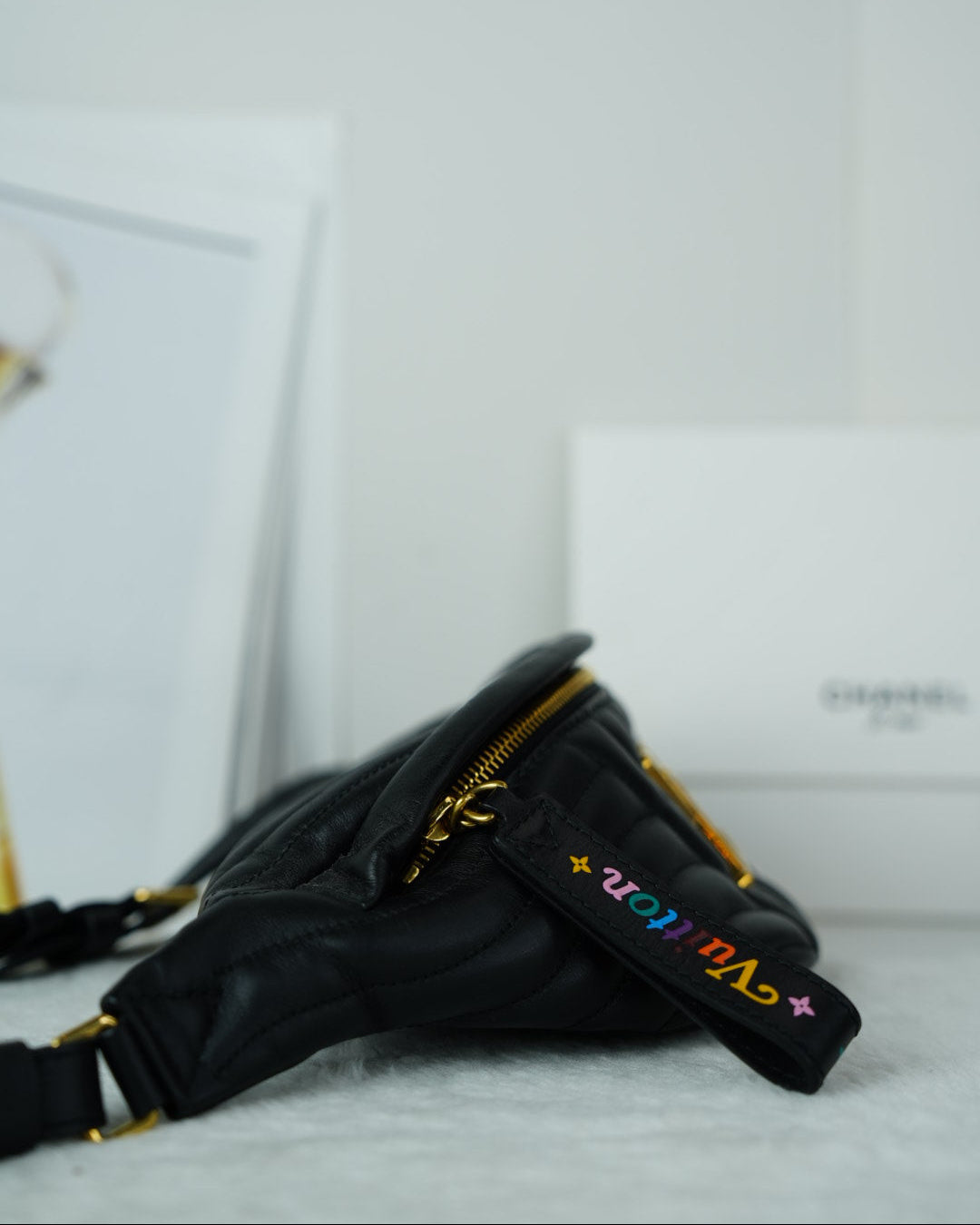 Louis Vuitton New Wave Bumbag - Black - View 4