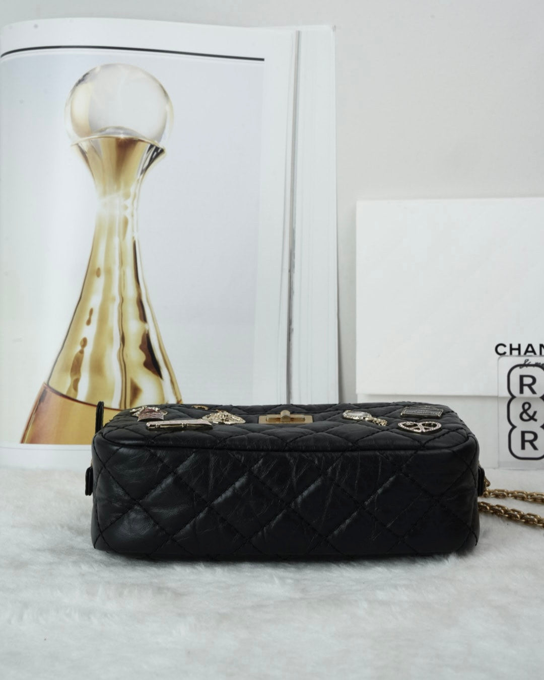 Chanel Lucky Charms Classic Flap bag - Black - View 5
