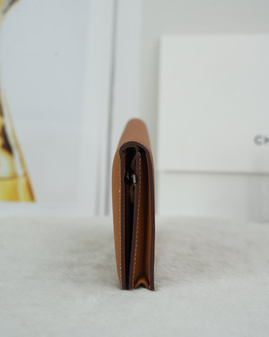 Hermès Béarn Long Wallet - Gold - View 3