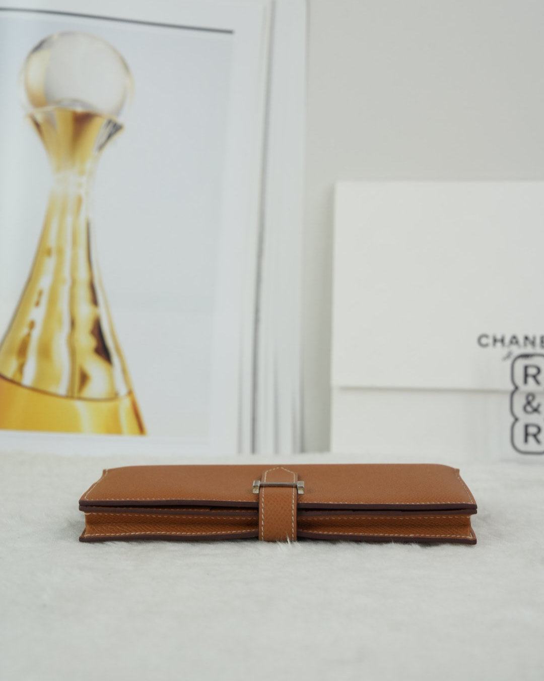 Hermès Béarn Long Wallet - Gold - View 5
