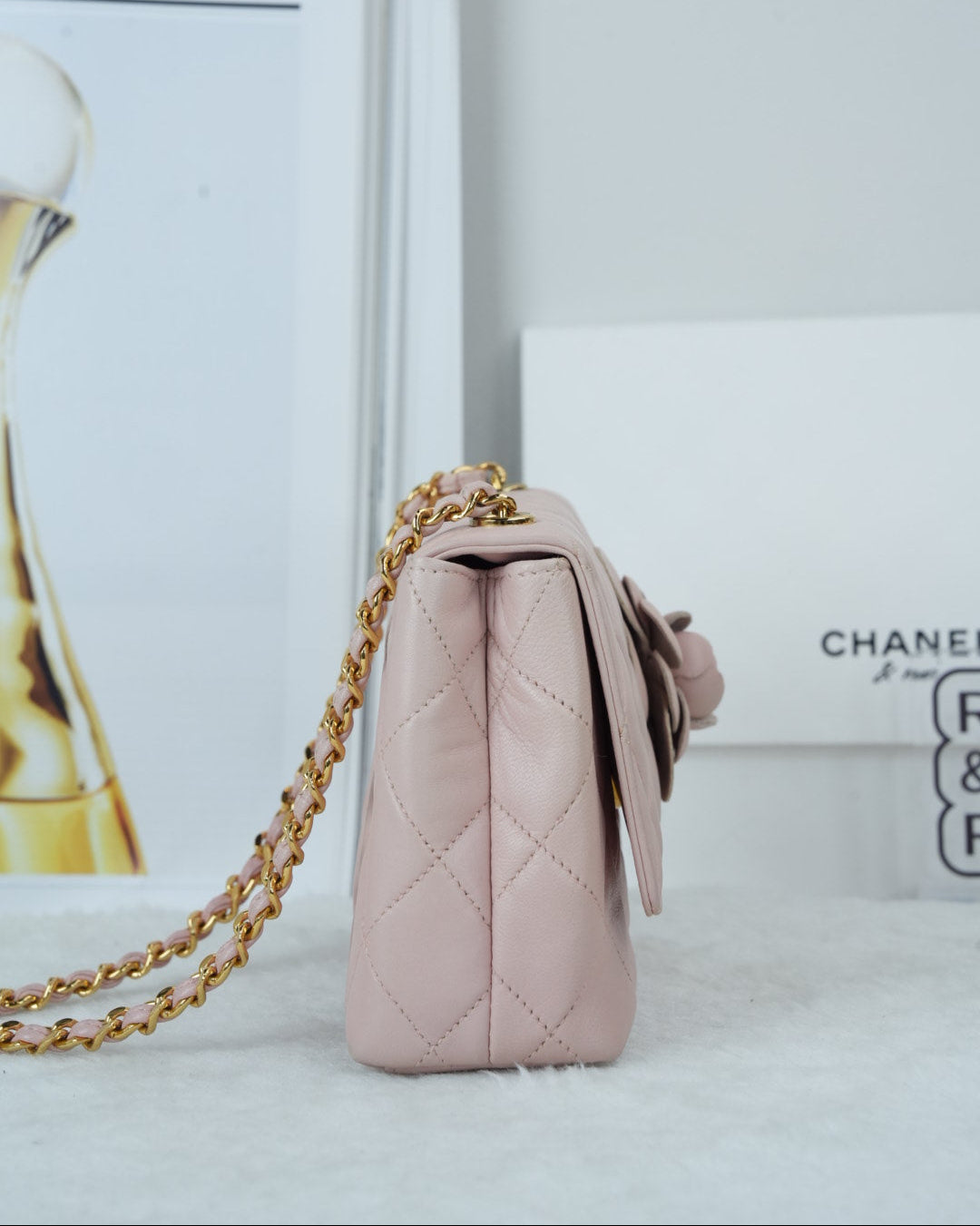 Chanel Mini Camellia Flap Bag - Pink - View 4