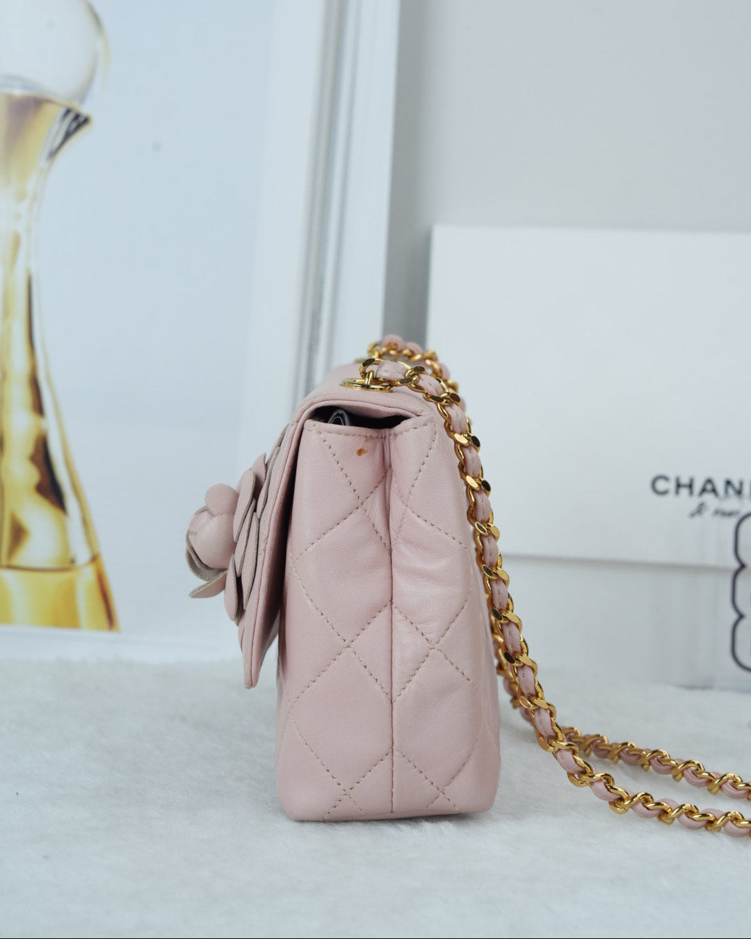 Chanel Mini Camellia Flap Bag - Pink - View 3