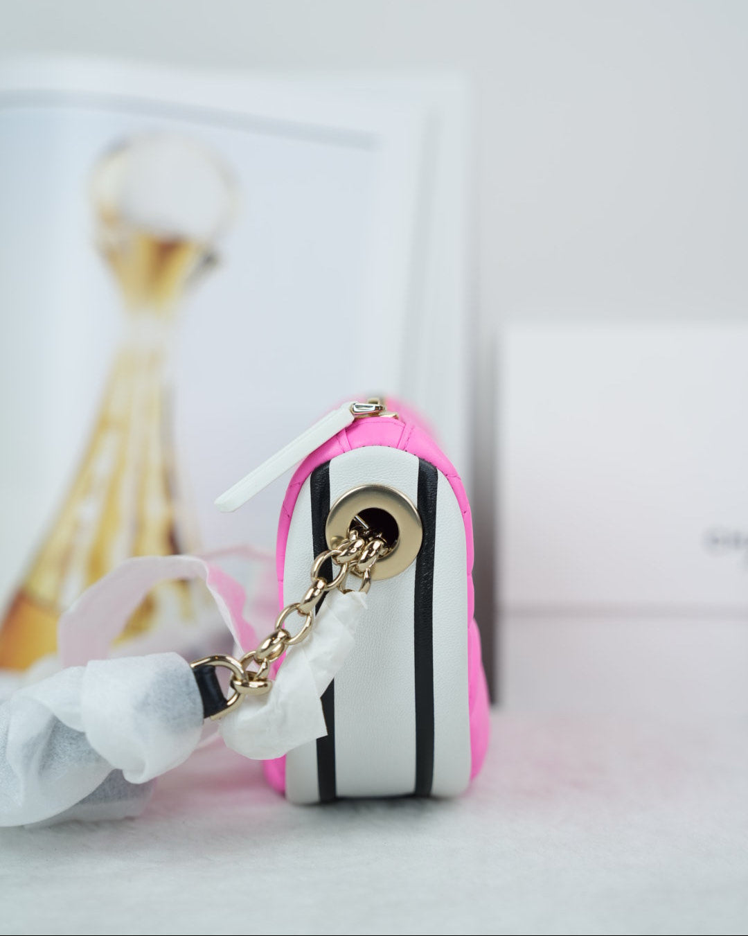 Dior Vibe Hobo Bag - Pink And White - View 3