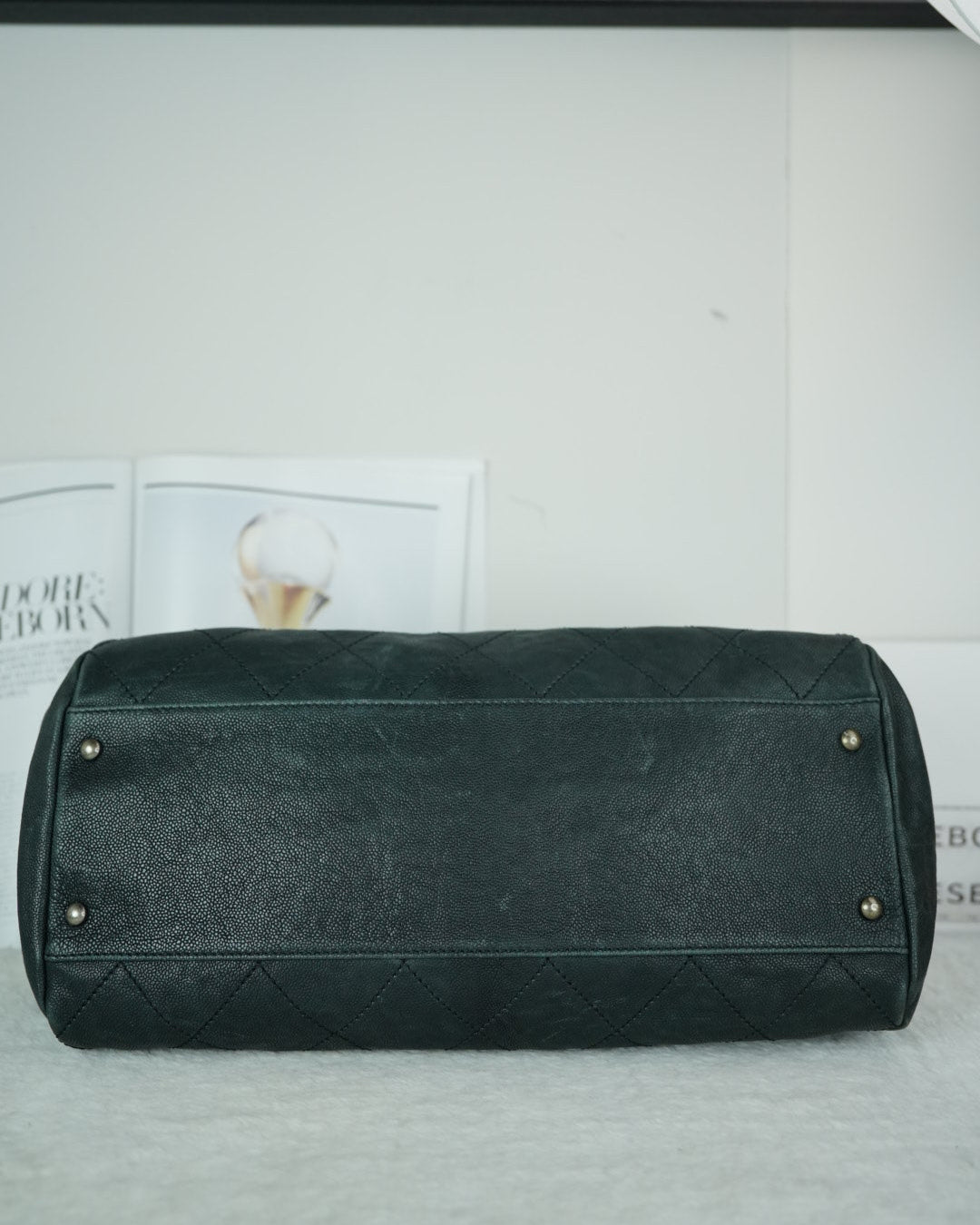 Chanel Wild Stitch Boston Bag - Black - View 5