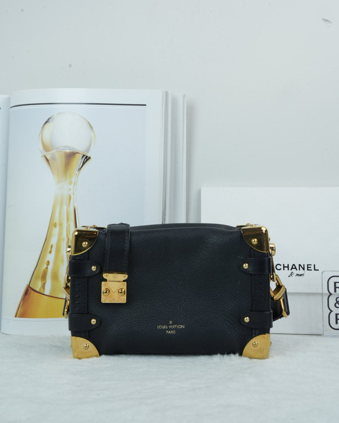 Louis Vuitton Side Trunk PM - Black - View 1