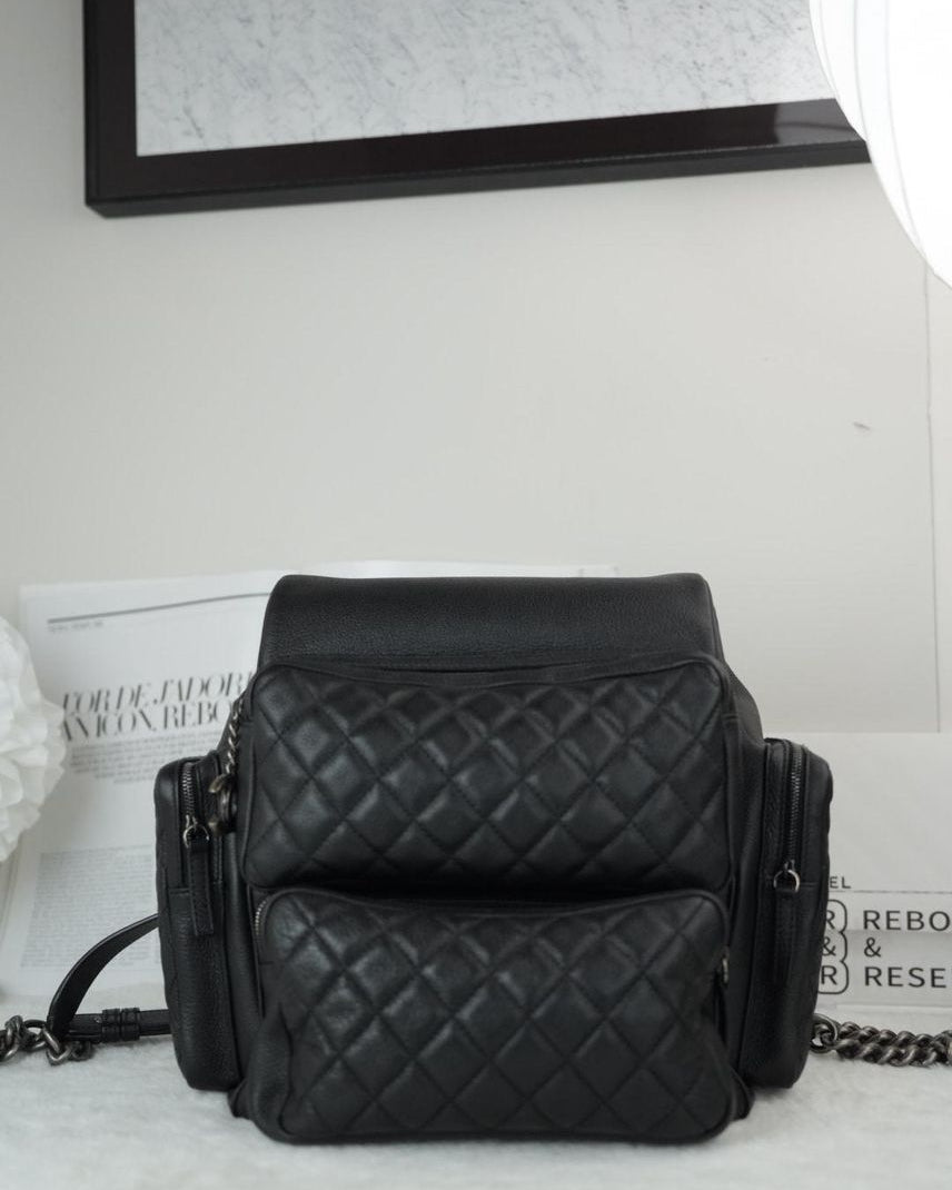 Chanel Casual Rock Airlines Bag - Black - View 1