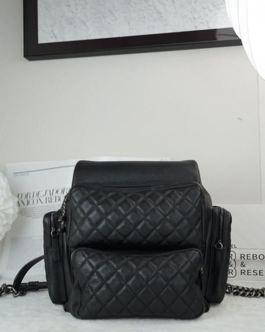 Chanel Casual Rock Airlines Bag - Black - View 1