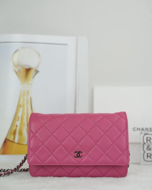 Chanel Wallet On Chain - Rose Pink - View 1