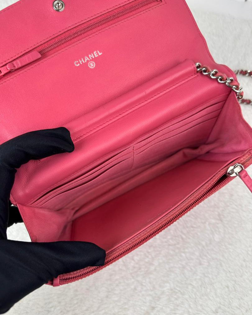 Chanel Wallet On Chain - Rose Pink - View 6