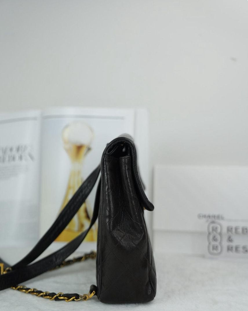 Chanel Matelassé Backpack - Black - View 3