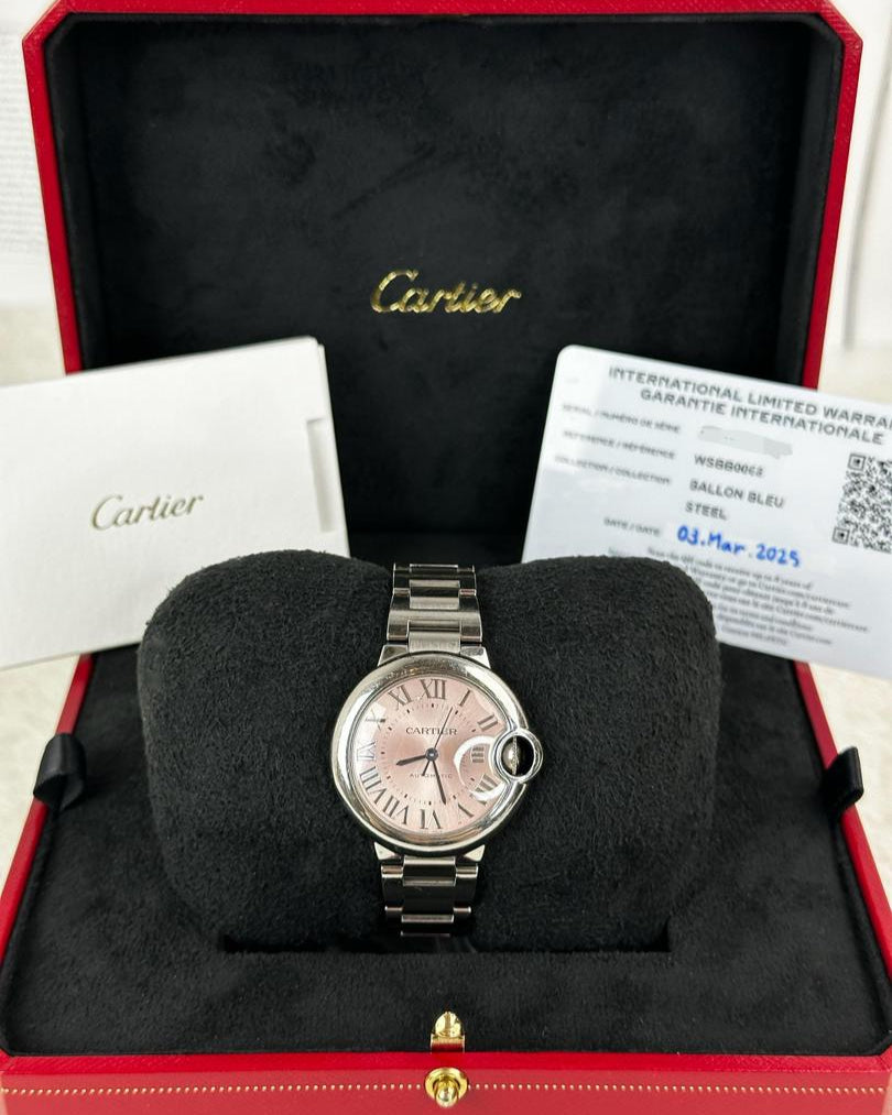 Cartier Ballon Bleu WSBB0068 Watch - Pink - View 2