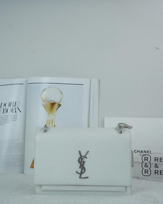Saint Laurent Sunset Bag - White - View 1