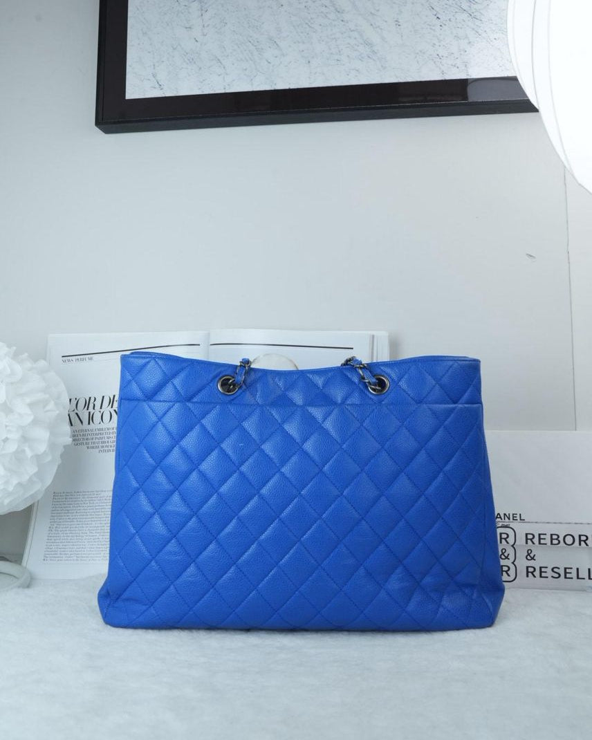 Chanel Large Classic Tote - Blue - View 2