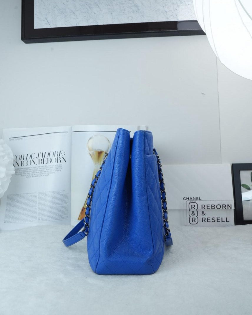 Chanel Large Classic Tote - Blue - View 4