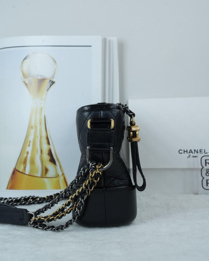 Chanel Gabrielle Small Hobo - Black - View 4