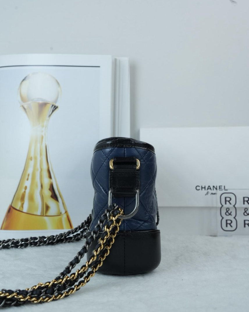 Chanel Gabrielle Small Hobo - Deep Blue - View 3