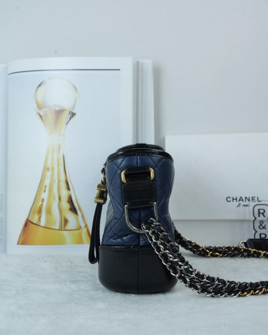 Chanel Gabrielle Small Hobo - Deep Blue - View 4