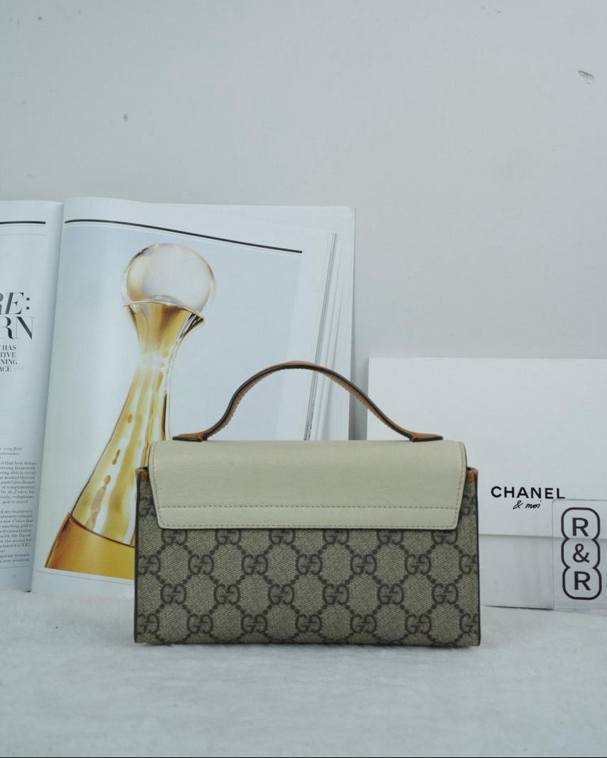 Gucci Padlock Mini Bag - White - View 2
