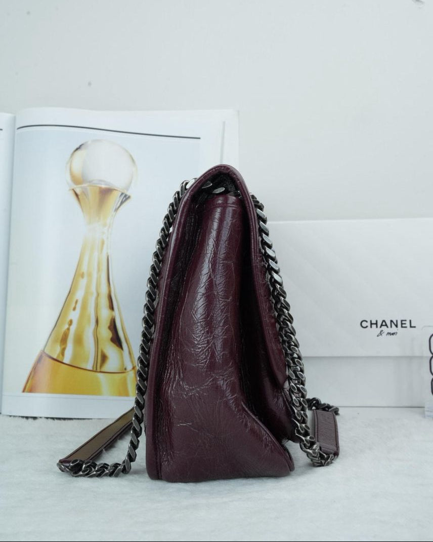 Saint Laurent Niki Medium Bag - Red Wine - View 3
