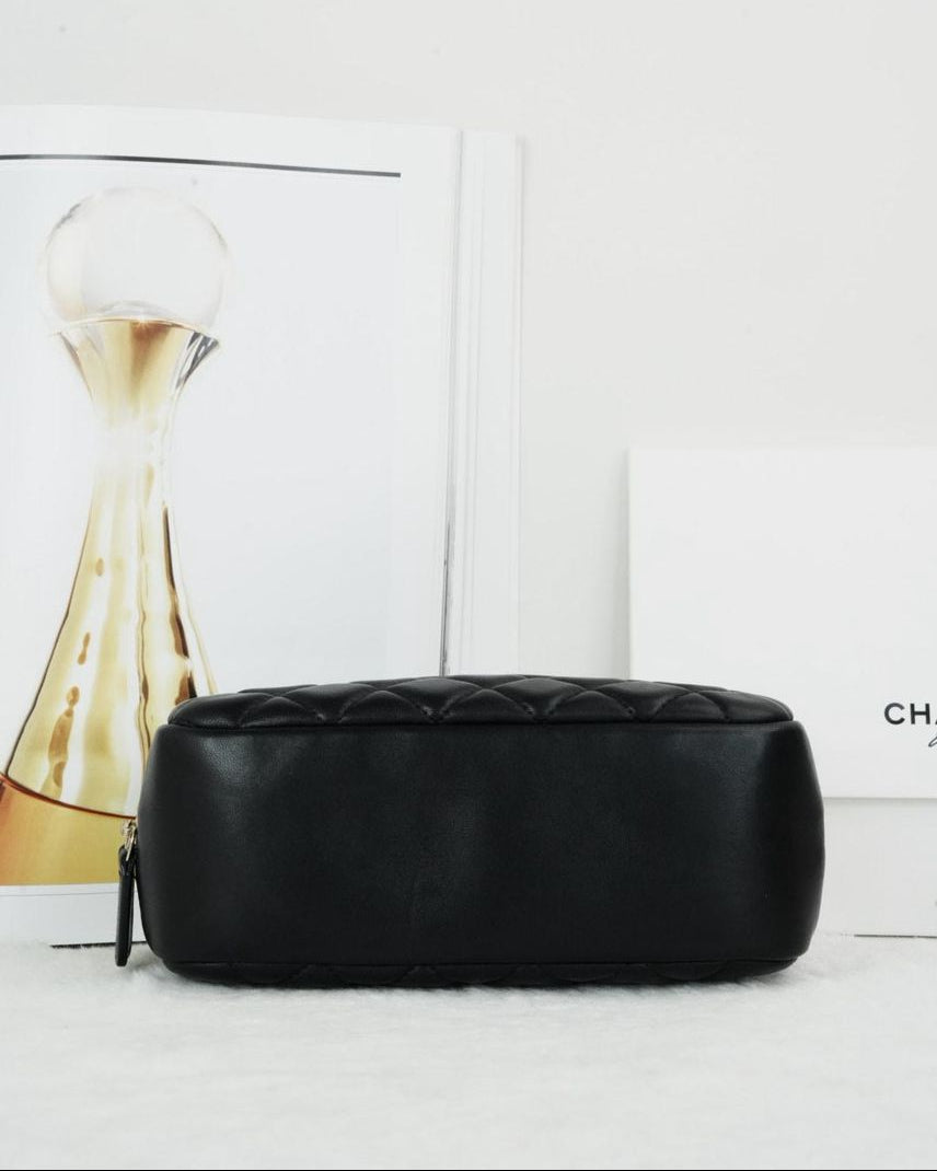 Chanel Curvy Pouch Cosmetic Case - Black - View 5