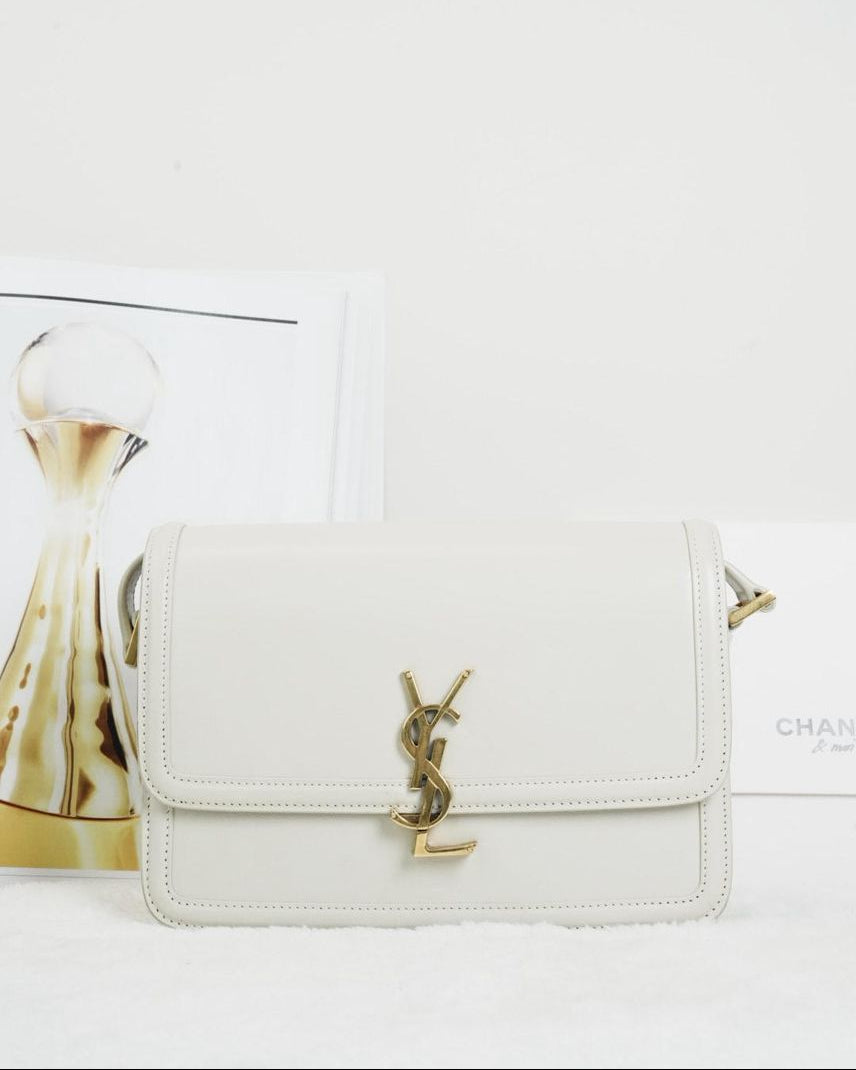 Saint Laurent Solferino Bag - White - View 1