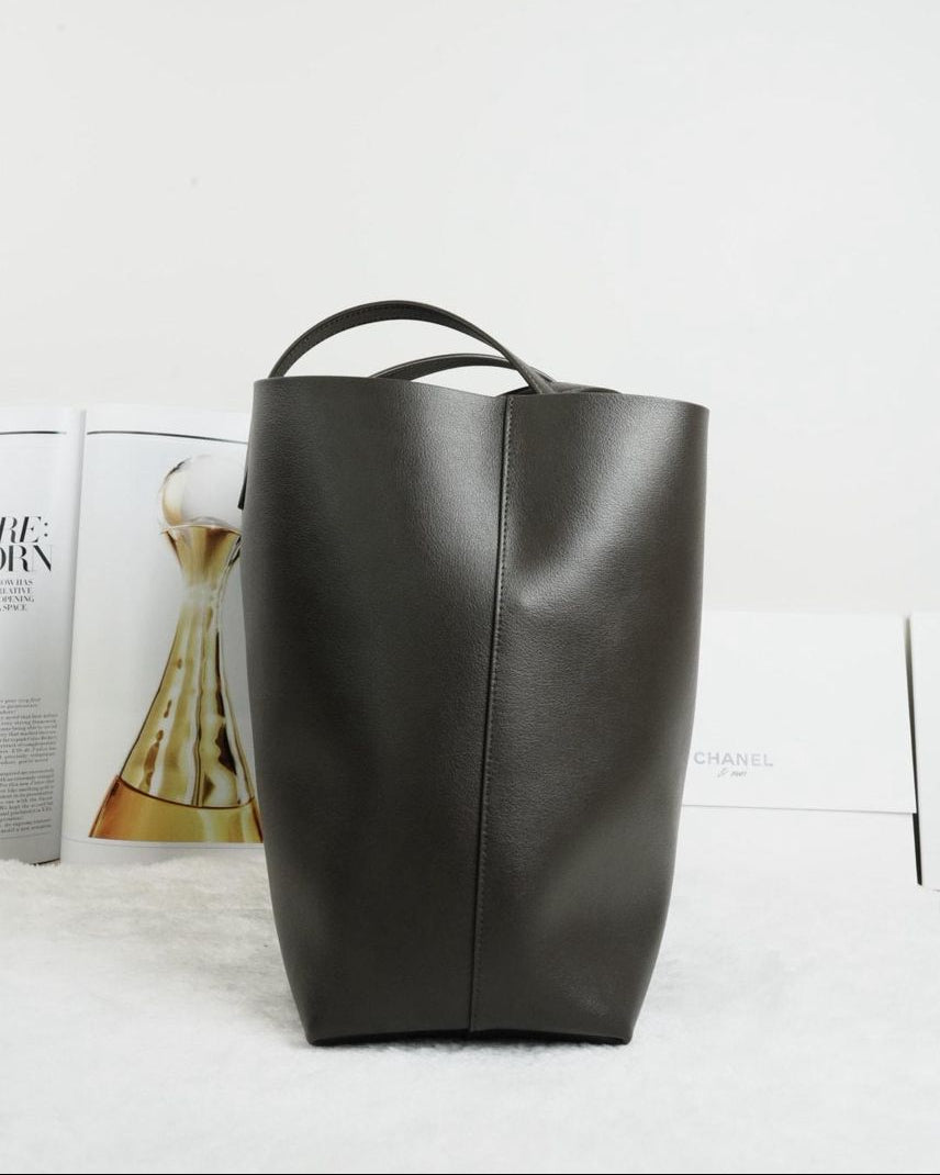 Saint Laurent Shopping Tote - Dark Brown - View 4