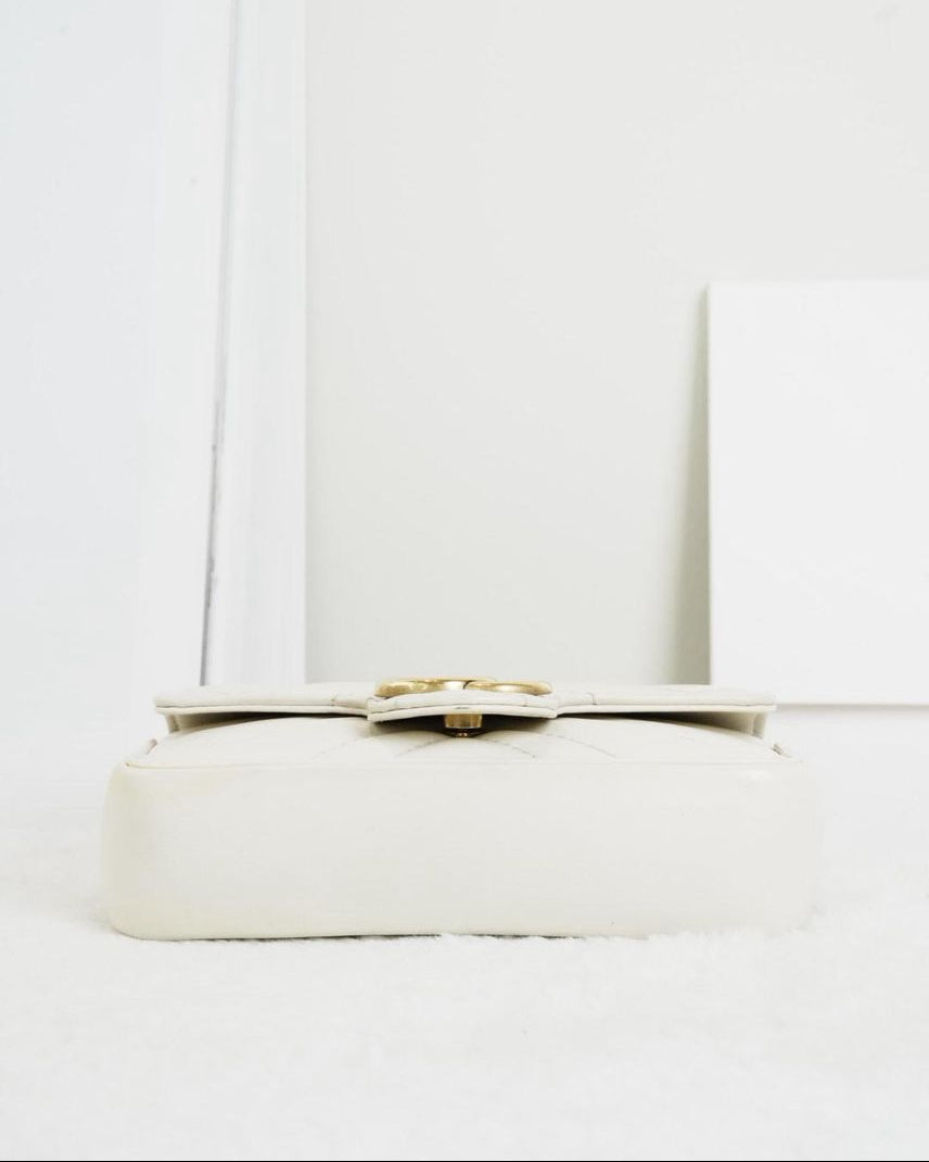 Gucci Marmont Mini Bag - White - View 5